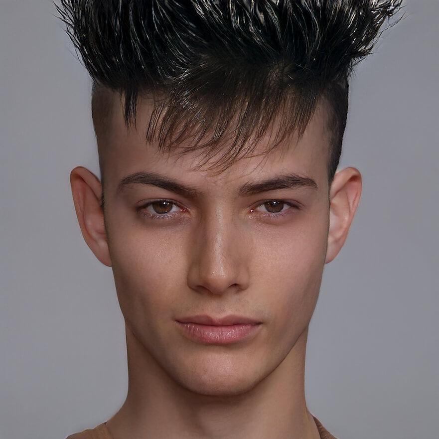 AI Hairstyle For Hi-top fade