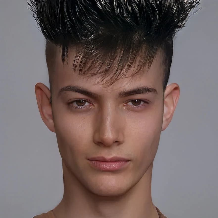 Acconciatura AI per Hi-top fade