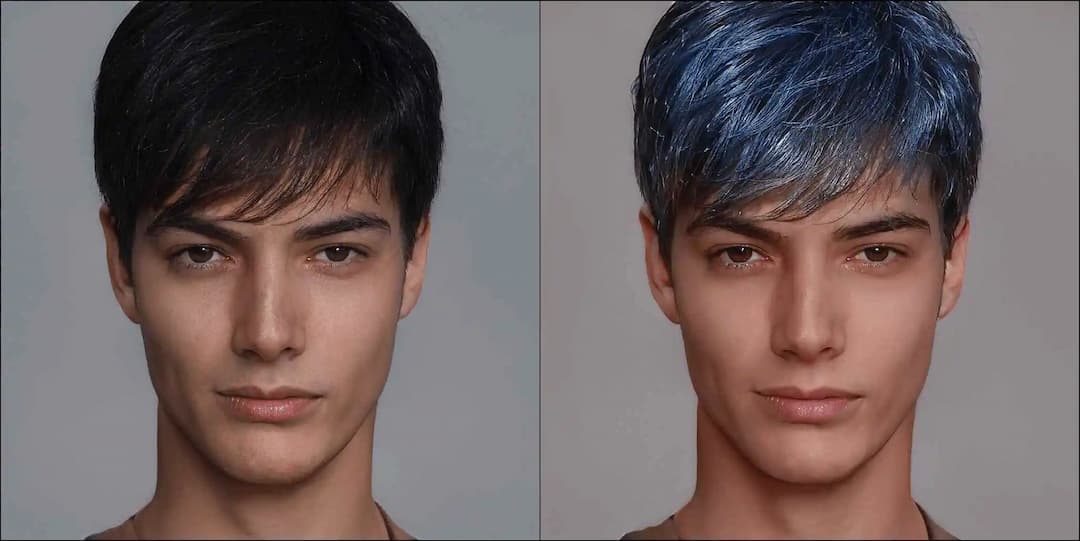 AI Hairstyle Color Changer